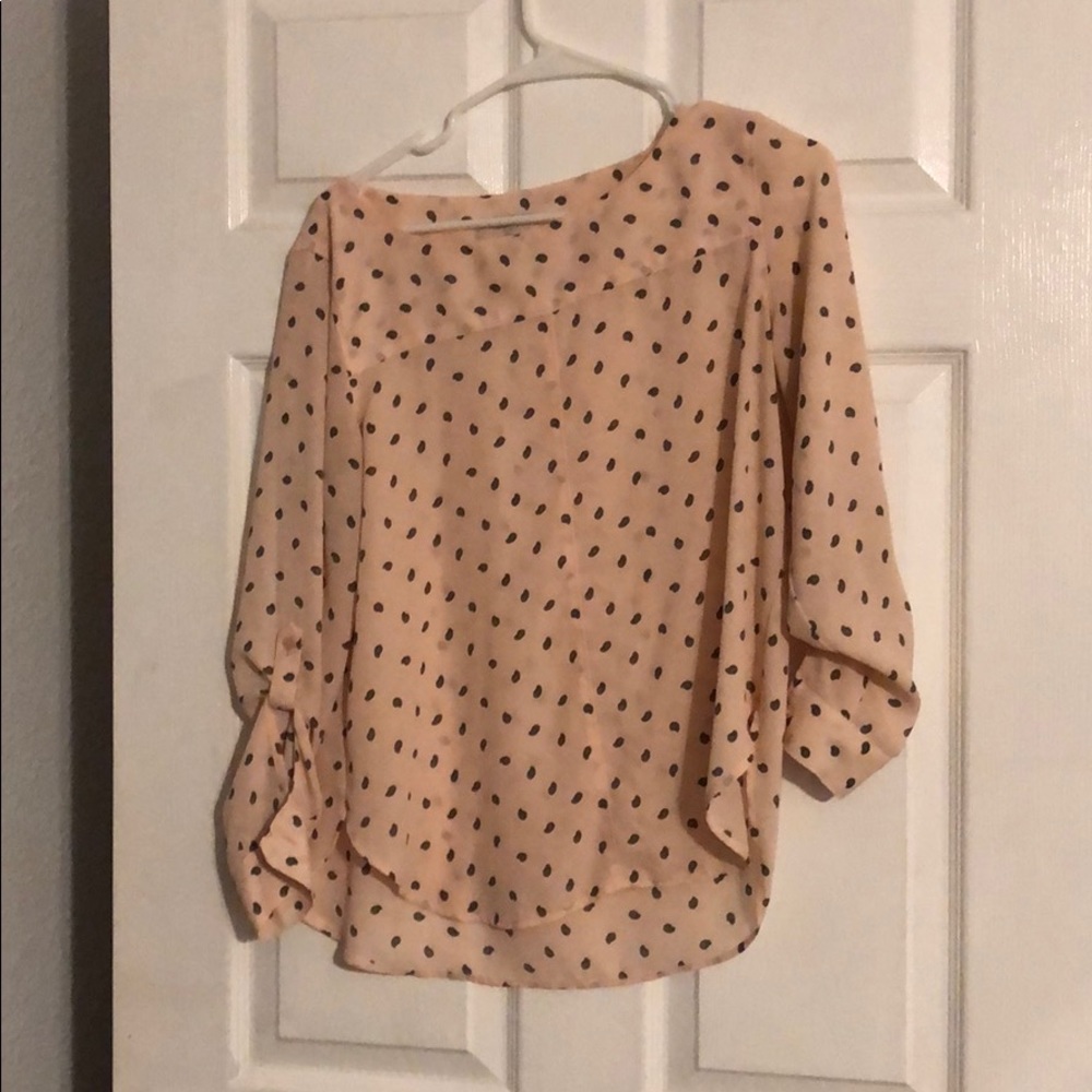 Light pink paisley long sleeve